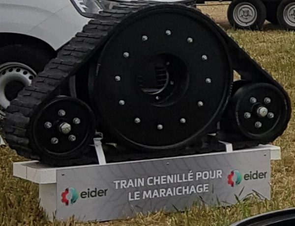 Fabrication de trains chenillés et chenilles de traction agricole Eider
