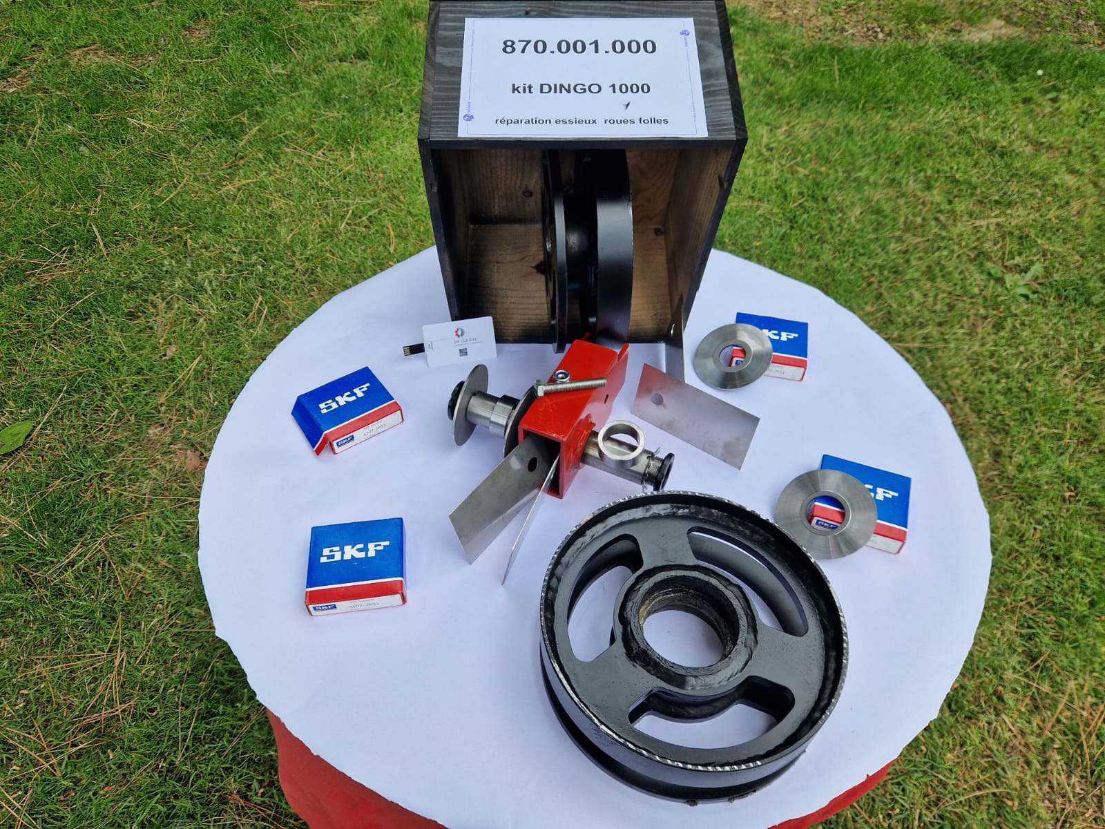 Kit complet de réparation roue folle Dingo 1000 Eider