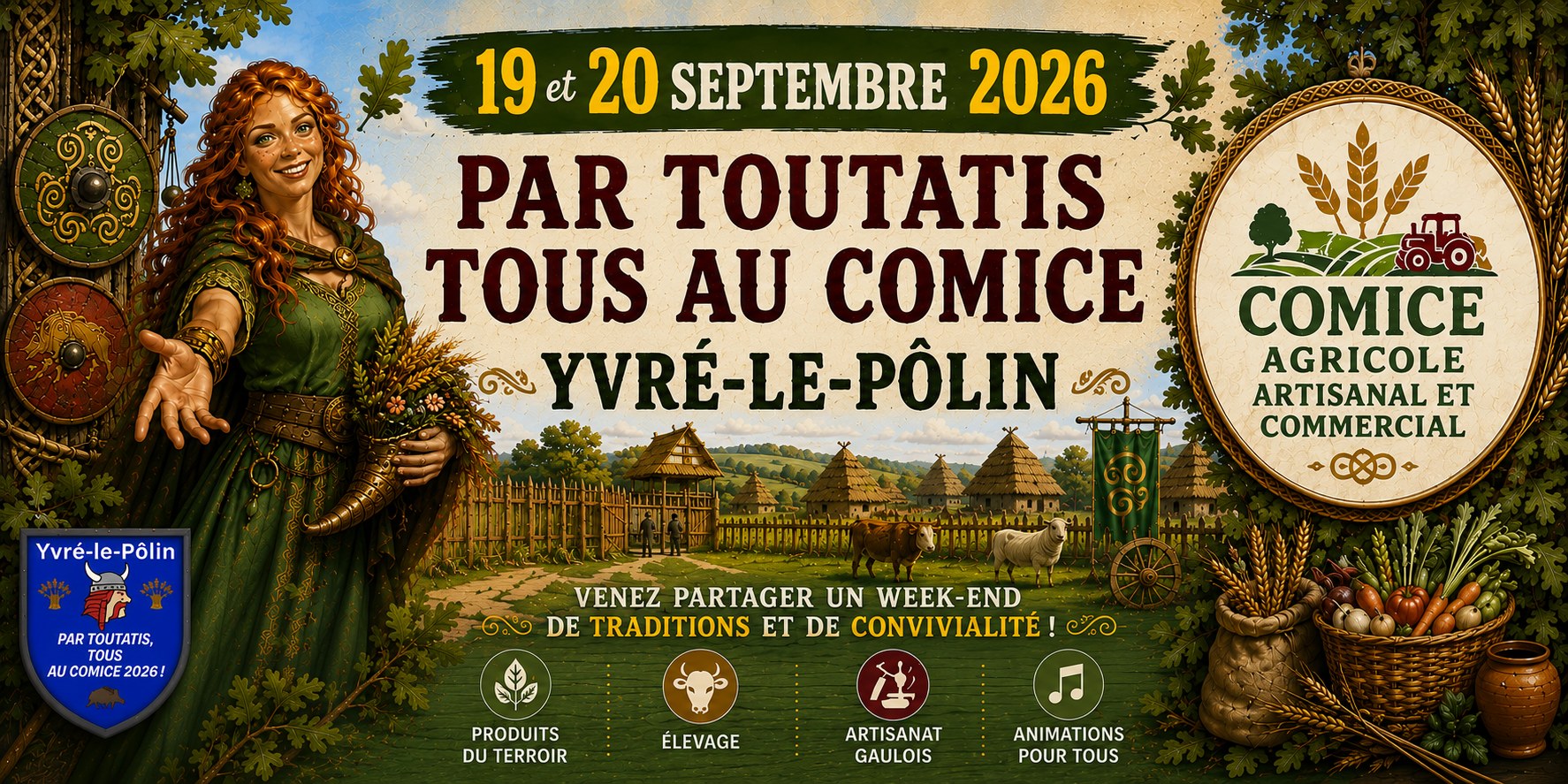 Comice d'Yvré-le-Pôlin 2026 - Les Gaulois
